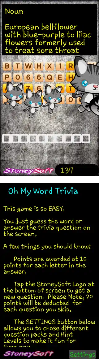 Oh My Wordz Android Anagram Word Game & Math Quiz screenshots 2